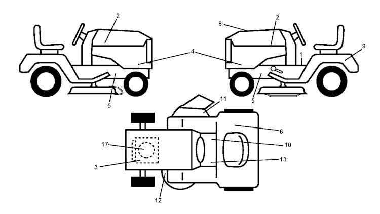Husqvarna Gartentraktoren 96051000704 CT 126