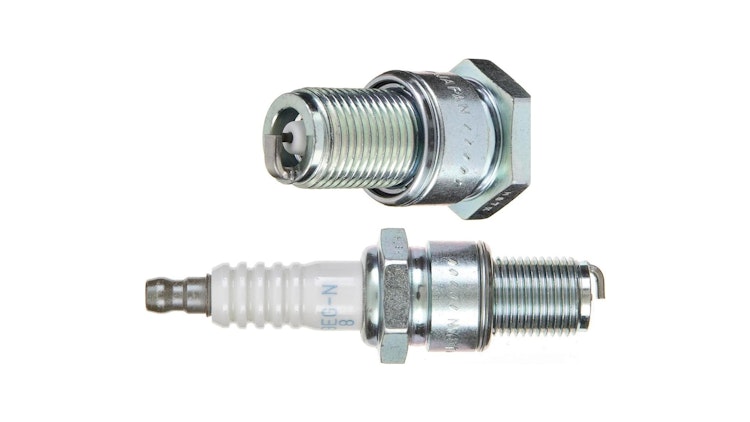 NGK Zündkerze BR9EG-N-8, RACE, Schlüsselweite 20, 8, Zündkerze Gruppe B, 14 mm Gewinde