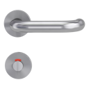 Vorschaubild Griffwerk VAYA 183 ALESSIA fast2fix Fast2Fix GK3 Rosetten rund WC rot/weiß Edelstahl matt