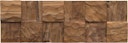 Vorschaubild INDO rustikale Holzwandverkleidung Teak Diamondwood DWETC92N CUBe natur