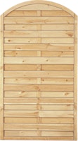T&J MAXI BOGEN Lamellenzaun 100 x 180/160 cm