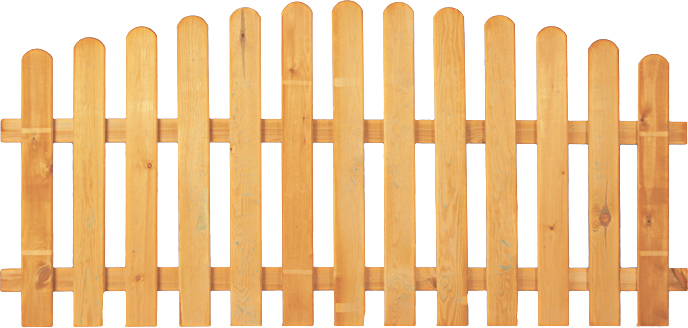 T&J HEIKO Gartenzaun Hochbogen grün 200 x 80/95 cm