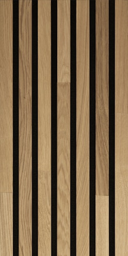 MEISTER Akustikpaneele Acoustic Sense WOOD 2600 x 330 x 13 mm 04310 Eiche natur gebürstet mattlackiert