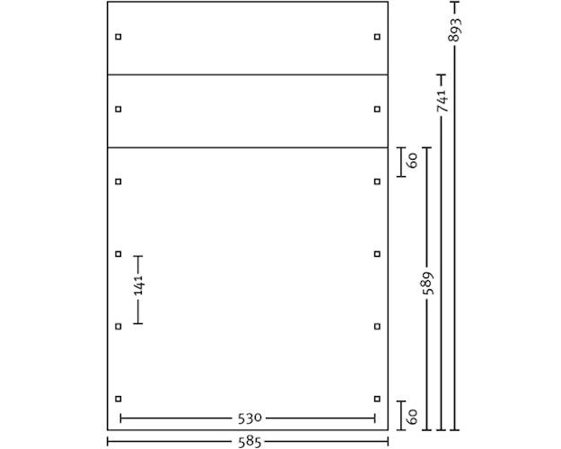Skan Holz Spreewald - Walmdach Doppelcarport Breite 585 cm