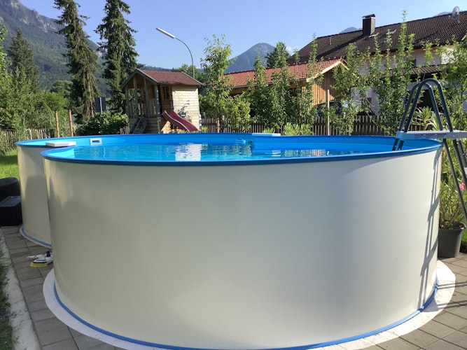 Summer Fun Stahlwandpool Set Exklusiv CANNES Achtform 625 x 360 x 150 cm