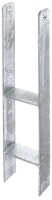 Alberts® H-Pfostenträger 300x60x5mm für verschiedene Pfostenstärken