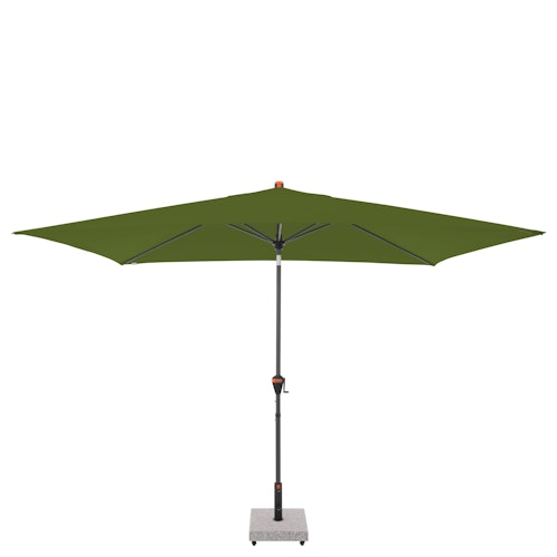 doppler Mittelmastschirm myZONE 300 x 200 Auto Tilt, Aluminium Anthrazit / 100 % Polyester 180 g/m²