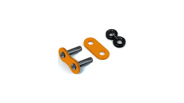 RK Kettenschloss Hohlnietschloss, orange, Kettenschloss "525GXW"