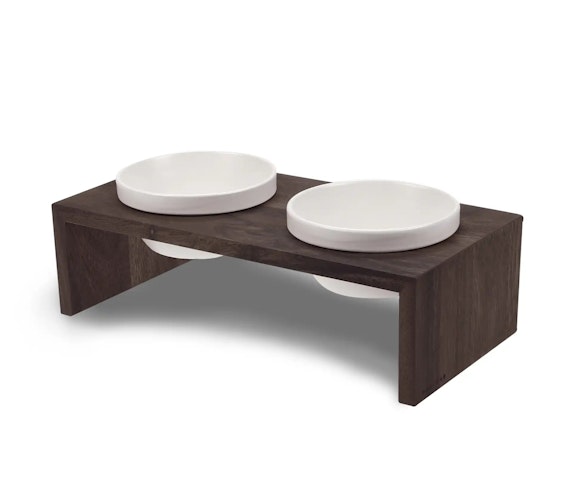 Wolters Gohan Doppelnapf - Walnuss