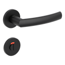 Vorschaubild Griffwerk VAYA 178 LORITA fast2fix Fast2Fix GK3 Rosetten rund WC rot/weiß Graphitschwarz