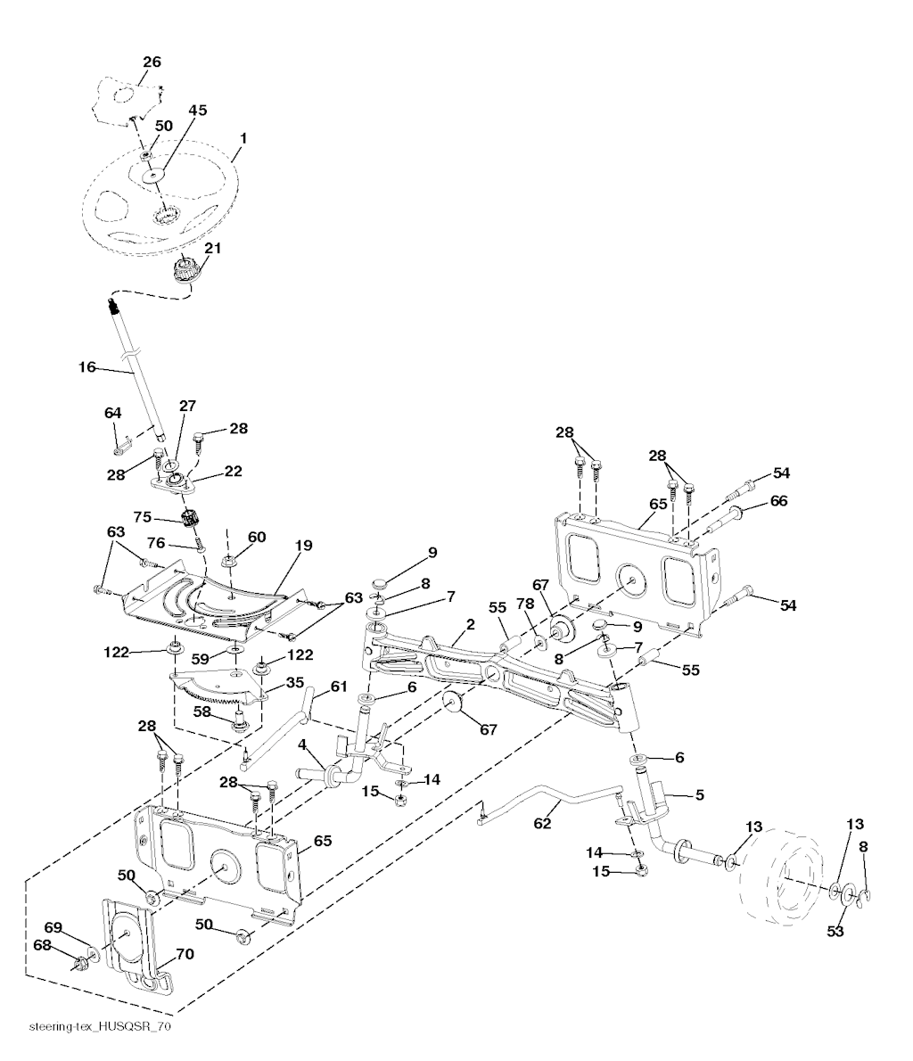 Explosionszeichnung Ersatzteile