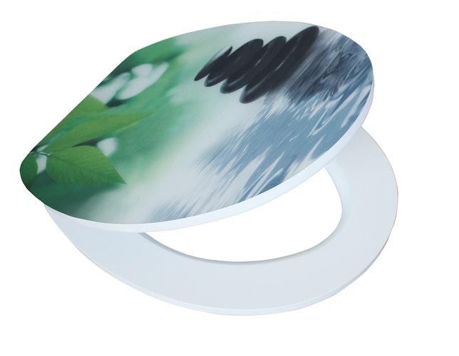 MDF High Gloss WC-Sitz OASE mit Absenkautomatik