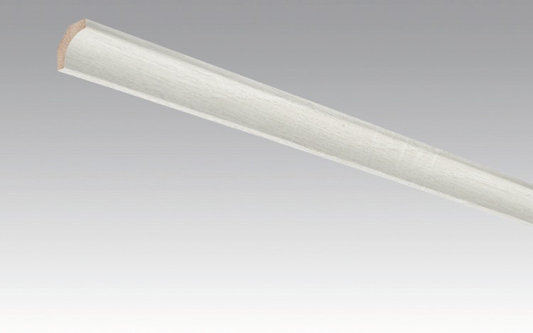 MEISTER Hohlkehlleiste 22/22 mm  Eiche weiß deckend 4069 - 2380 mm
