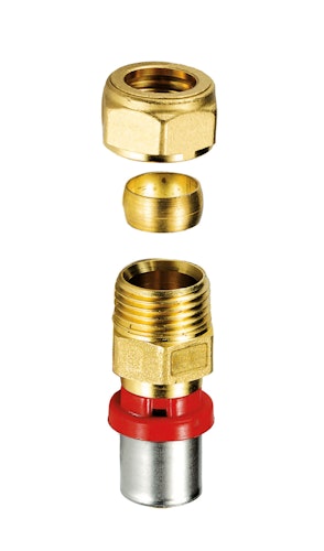 Sanitop WIROPRESS Übergangsnippel 16 x 15 mm, Presssystem