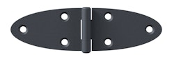 Alberts® Tischband Ovado verz.,graphitgrau beschichtet 101 x 32 mm 