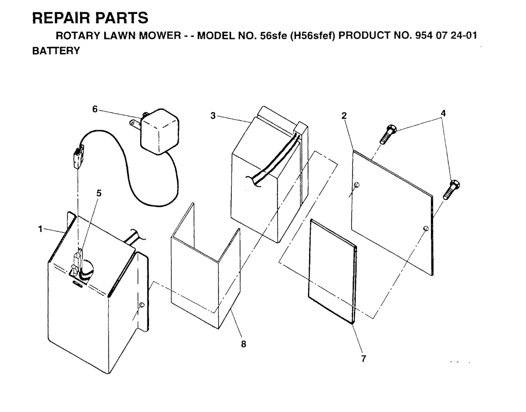 Explosionszeichnung Ersatzteile