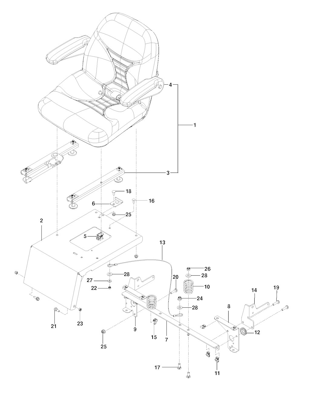 Explosionszeichnung Ersatzteile