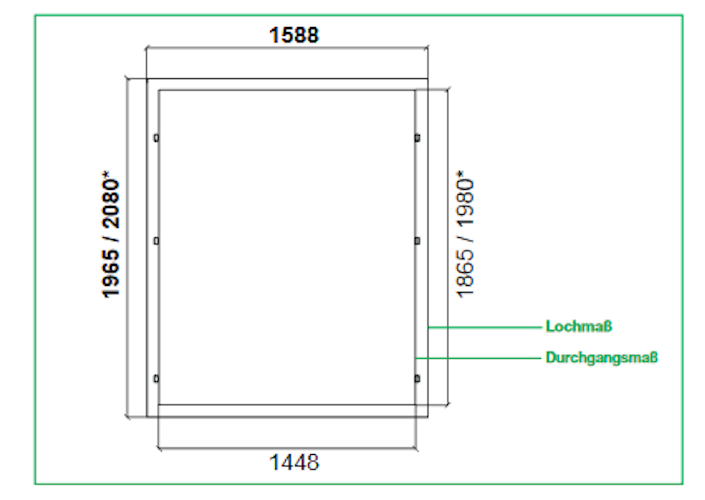 Wolff Finnhaus Doppel-Tür Hero 44 / 58 / 70 mm isolierverglast
