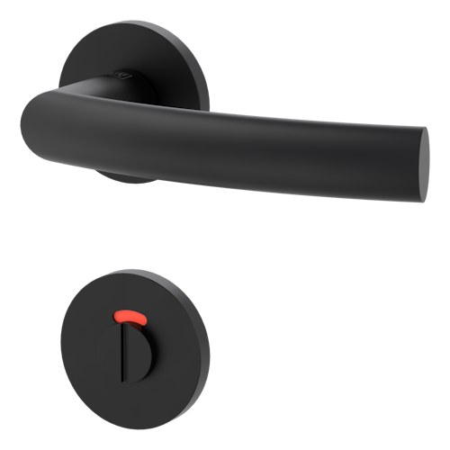 Griffwerk VAYA 178 LORITA fast2fix Fast2Fix GK3 Rosetten rund WC rot/weiß Graphitschwarz