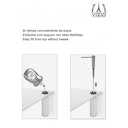 Vorschaubild Edelstahl Seifenspender Rund, Gebürstet, von oben Befüllbar