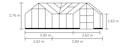 Vorschaubild Halls Gewächshaus Garden Room - 12,9 m²