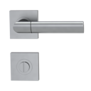 Vorschaubild Griffwerk Türgriff MONICA QUATTRO Schraubrosette- Perla Silbermatt