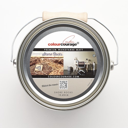 colourcourage® Premium Wandfarbe matt Shore Rocks