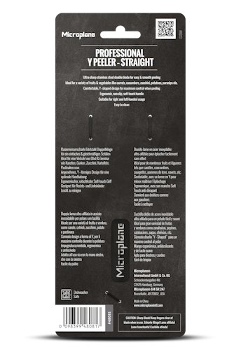 Microplane Profi Y-Schäler SPECIALTY Schwarz