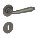 Vorschaubild Griffwerk CAROLA PIATTA S -Kaschmirgrau Rosettengarnitur rund -Flachrosette -BB TS 37-45mm