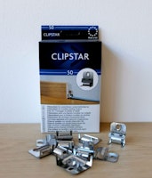 KWG BCL 50 Befestigungsclipse Clipstar für Steckfussleisten L-1060, 1061, 1062