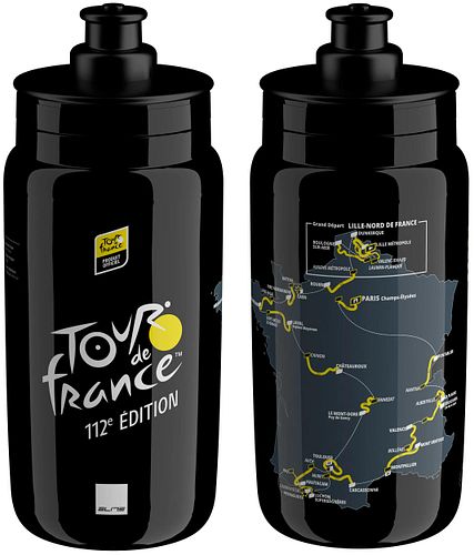 Elite Trinkflasche Fly Tour de France schwarz