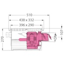 Vorschaubild KESSEL 28450 - Rückstaupumpanlage Pumpfix S für Bodenplatte