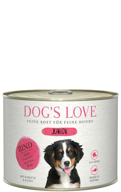 Dog's Love Junior 200g Dose HundenassfutterVorschaubild