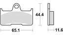 Vorschaubild TRW Bremsbelag MCB 756 mit Zulassung