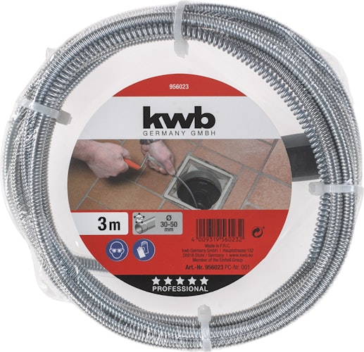 kwb Rohrreinigungsspirale 3 m 956023