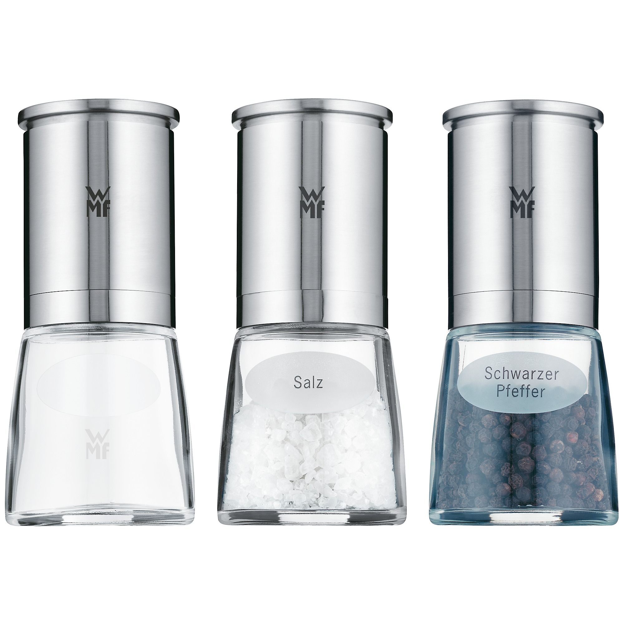 WMF De Luxe Gewürzmühlen-Set, 3-teilig