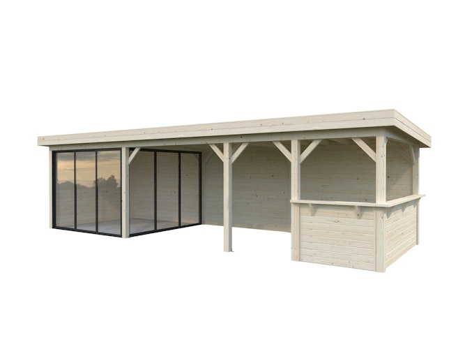 Palmako Carport/Pavillon Connect Lenna 24,9 m² Set 415 Slide