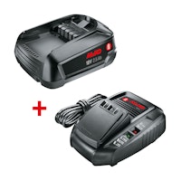 AL-KO 18 V BOSCH HOME AND GARDEN COMPATIBLE Vorteils-Set inkl. Akku und Ladegerät