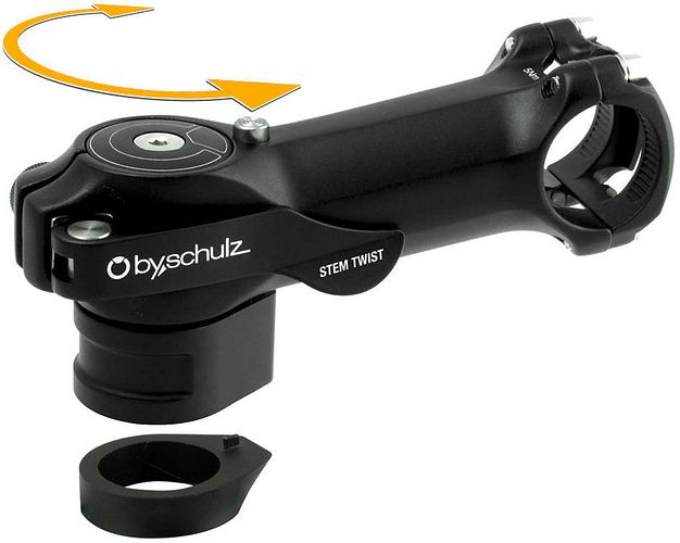by,schulz Vorbau Stem Twist SDS 105 mm schwarz