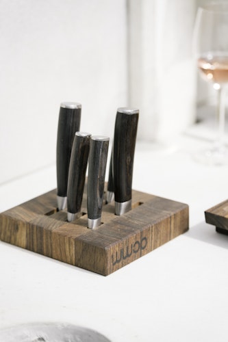 WWOO Messerblock aus Eichenholz