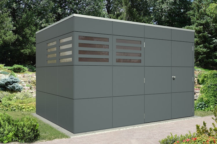 Skan Holz CrossCube Gartenhaus Brisbane 4