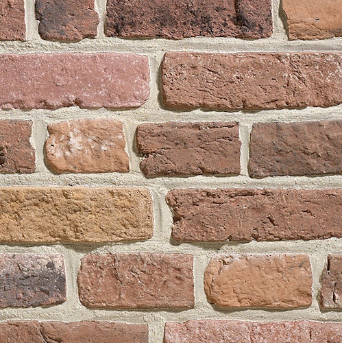 HANDMUSTER DE RYCK Eck- und Steinriemchen - Granulit Herbst-Mix