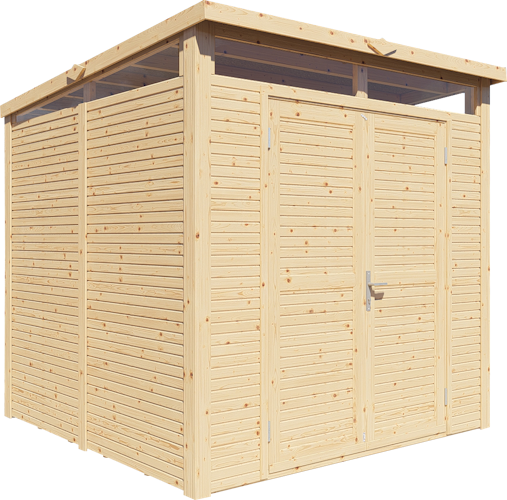 Bertilo Gartenhaus Woodline Pent - 18 mm