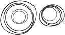 Vorschaubild SRAM Stealth Ring-Set schwarz