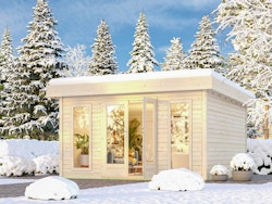 Karibu Gartenhaus North - 38 mm mit erhöhter Schneelast (185 kg/m²)