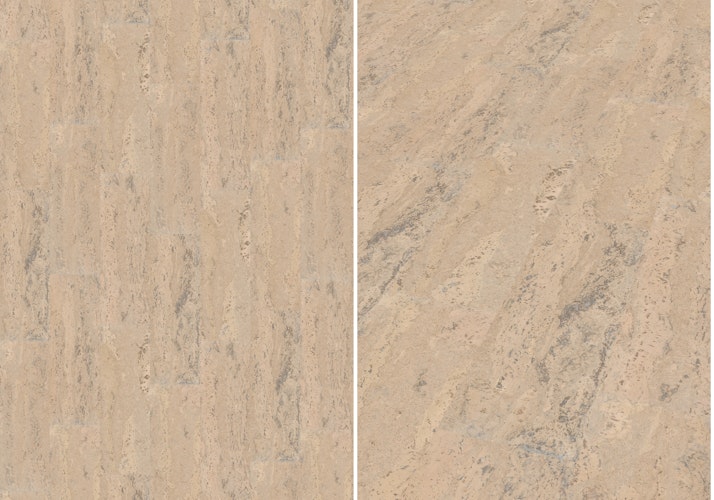 KWG Morena Salema creme handfurniert Kork-Fertigparkett uniclic 90x30 cm