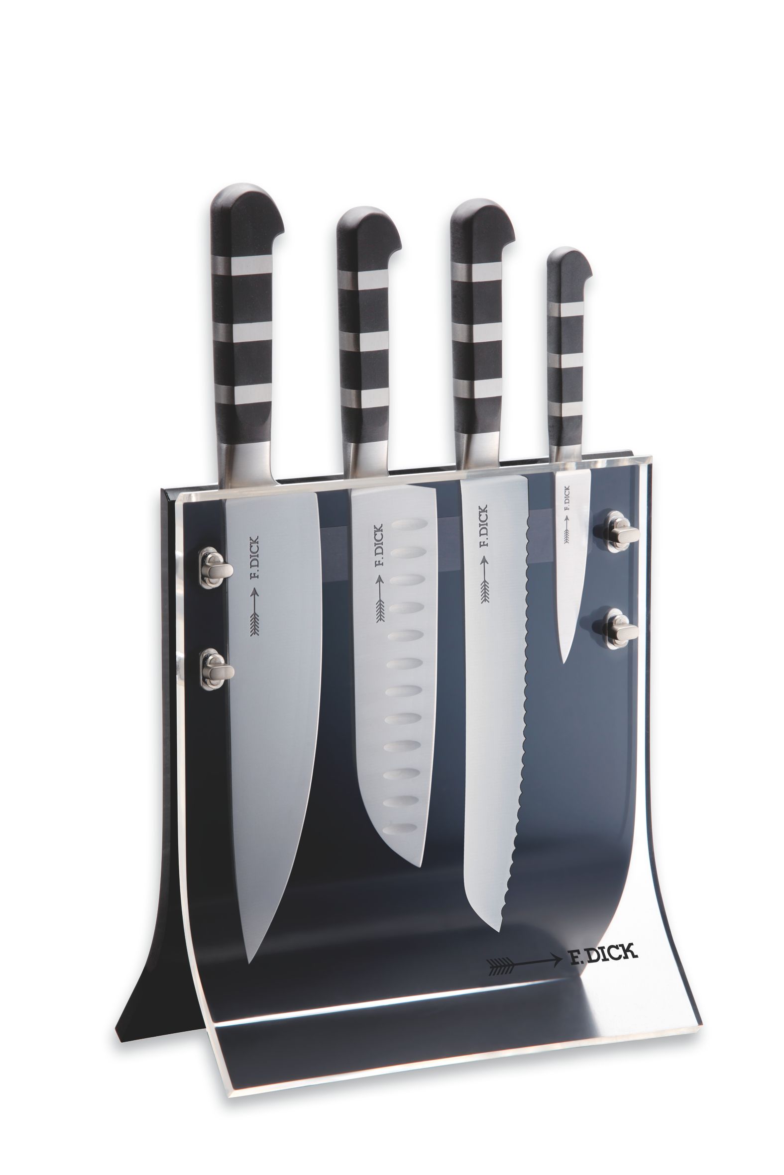 DICK Acryl-Messerblock 4 Knives 1905 4-teilig