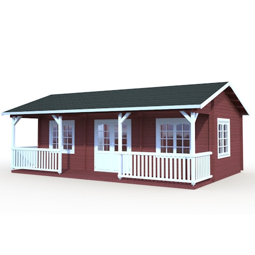 Palmako Ferienhaus Sandra 25,6 + 11,1 m² - 44 mm