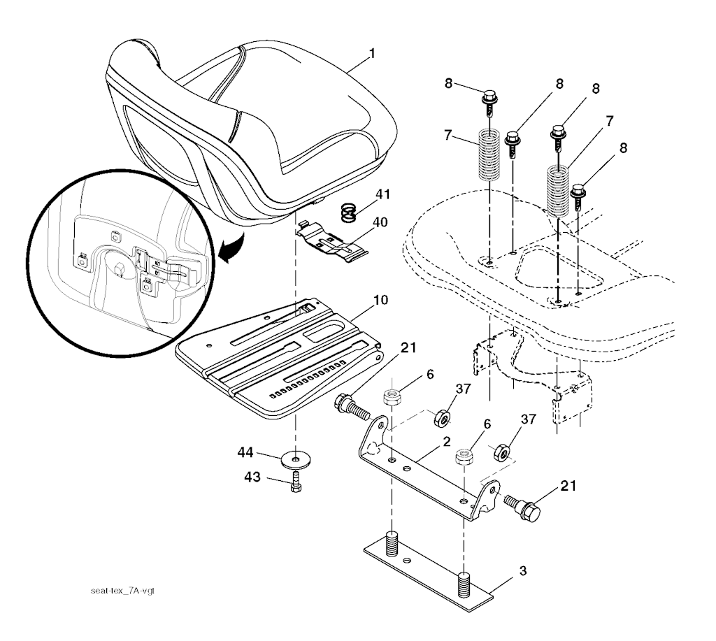 Explosionszeichnung Ersatzteile