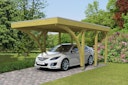 Vorschaubild Skan Holz Carport Friesland 314x555 cm inkl. 2 Einfahrtsbögen Sparset 6
